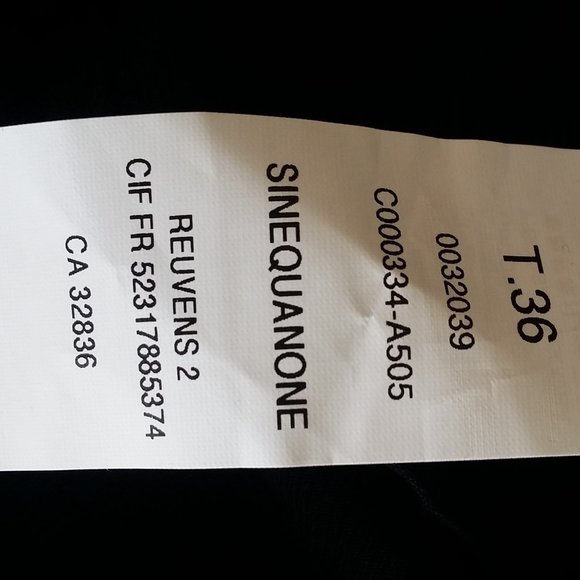 Sinequanone Blouse Size XS/S - Picture 9 of 12